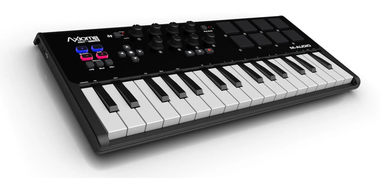 M-Audio Axiom A.I.R. Mini 32 - Premium Keyboard and Pad Controller