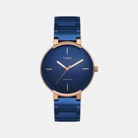 Men Blue Analog Ceramic Watch TWEG21201