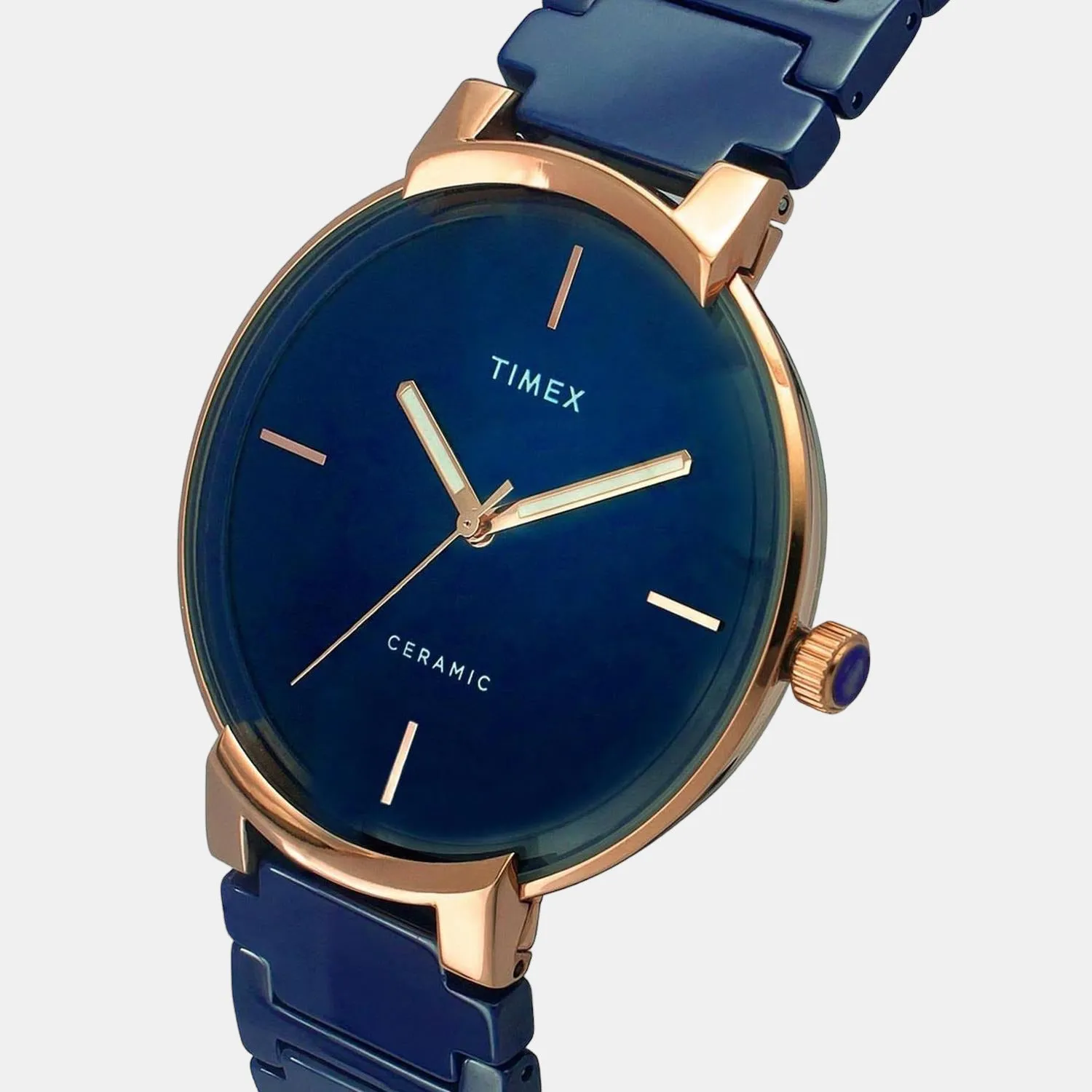 Men Blue Analog Ceramic Watch TWEG21201