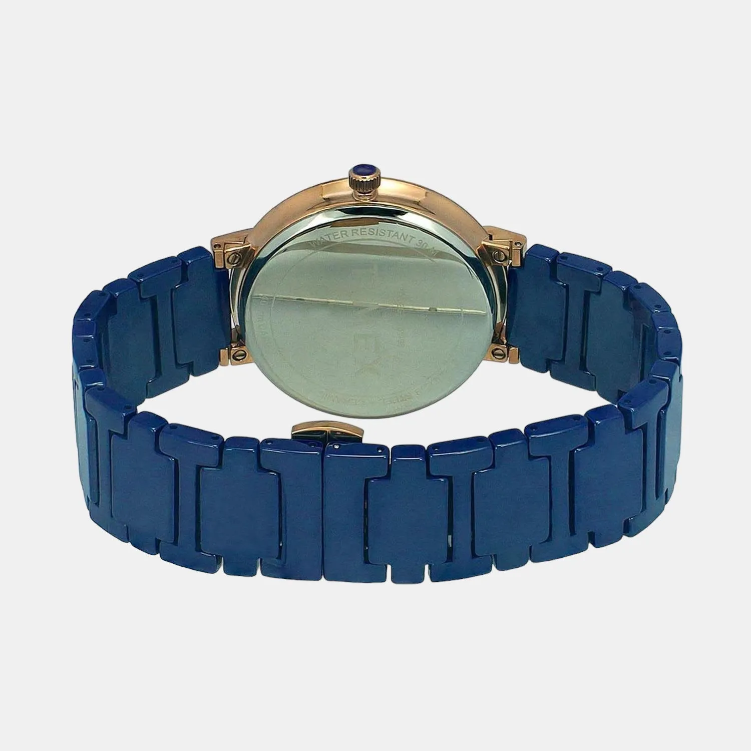 Men Blue Analog Ceramic Watch TWEG21201