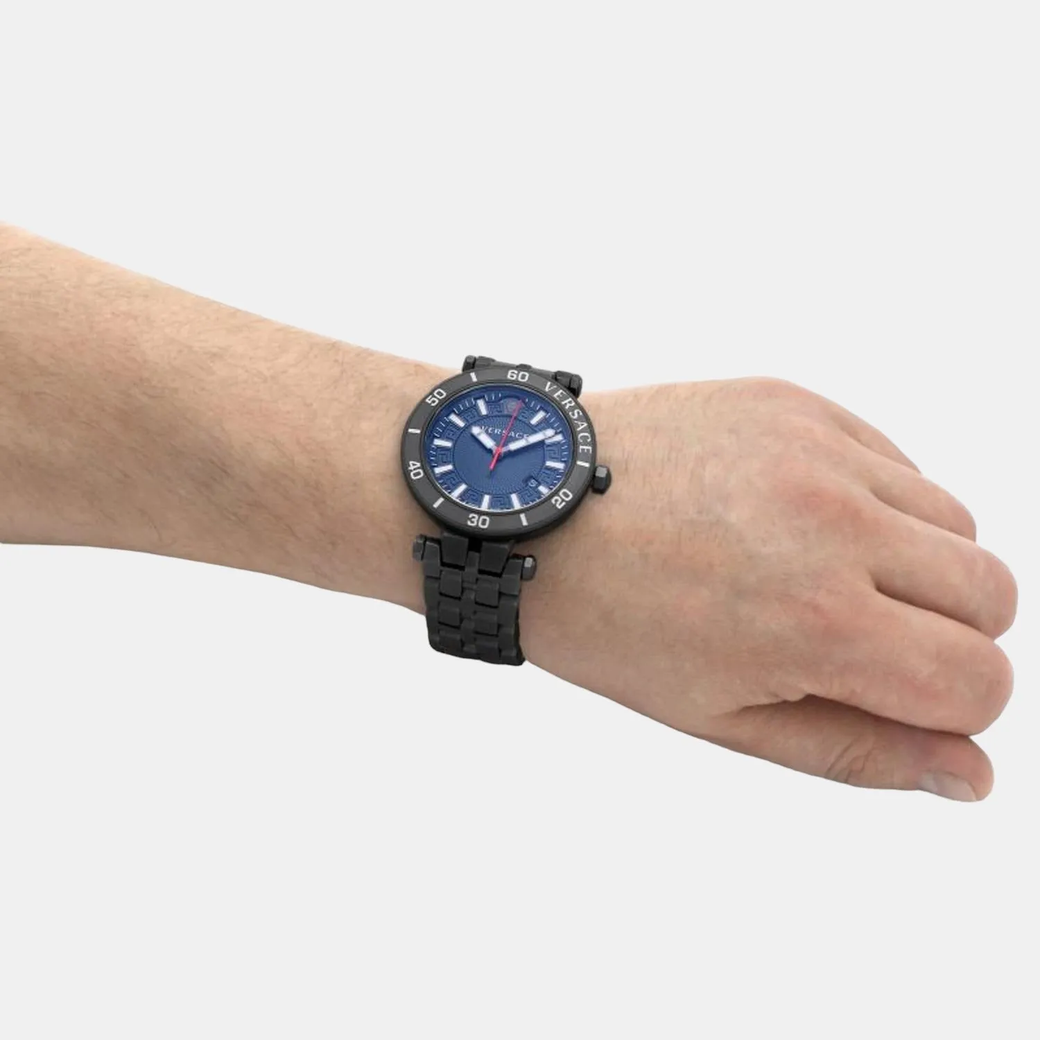 Men Blue Analog Stainless Steel Watch VEZ300621