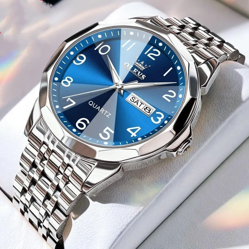 Men Digital Calendar Quartz Watch