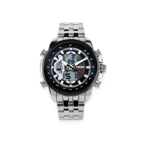 Men's Black Analog Digital Wrist Watch