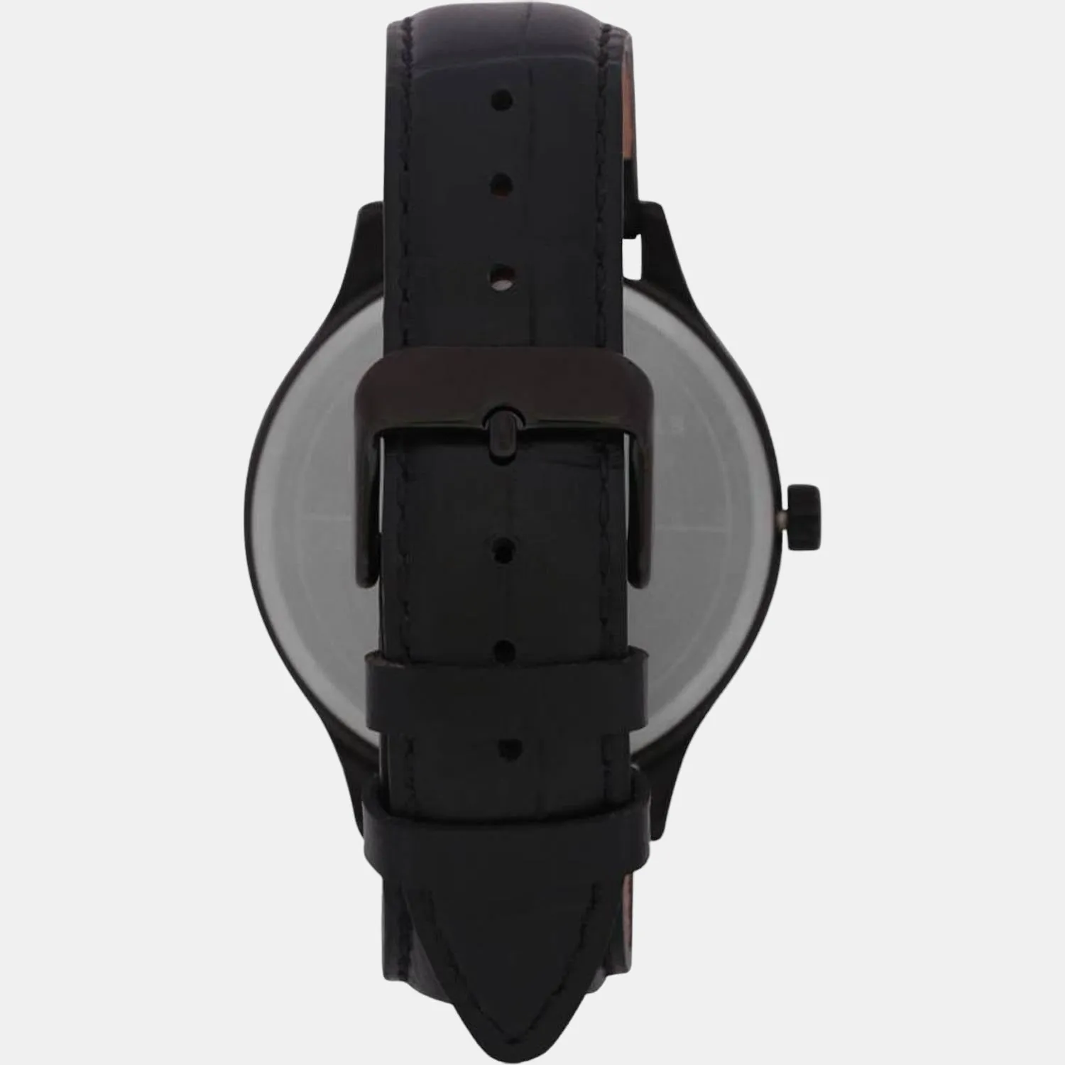 Men's Black Analog Leather Watch TWEG18403