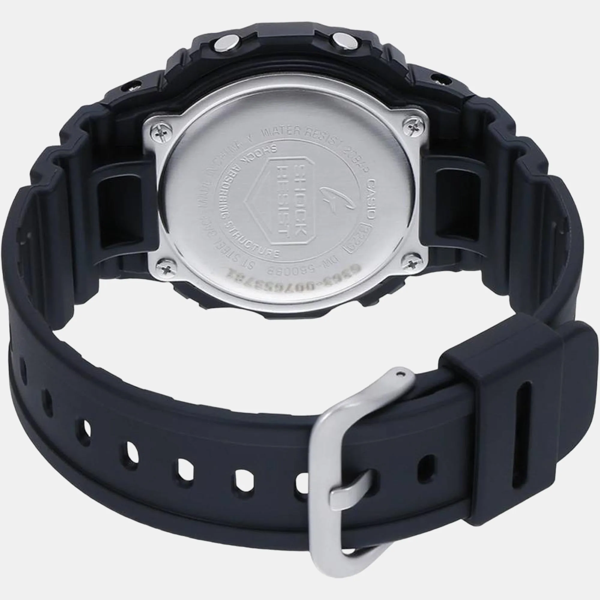 Men's Black Digital Resin Band Watch G363 - DW-5600BB-1DR