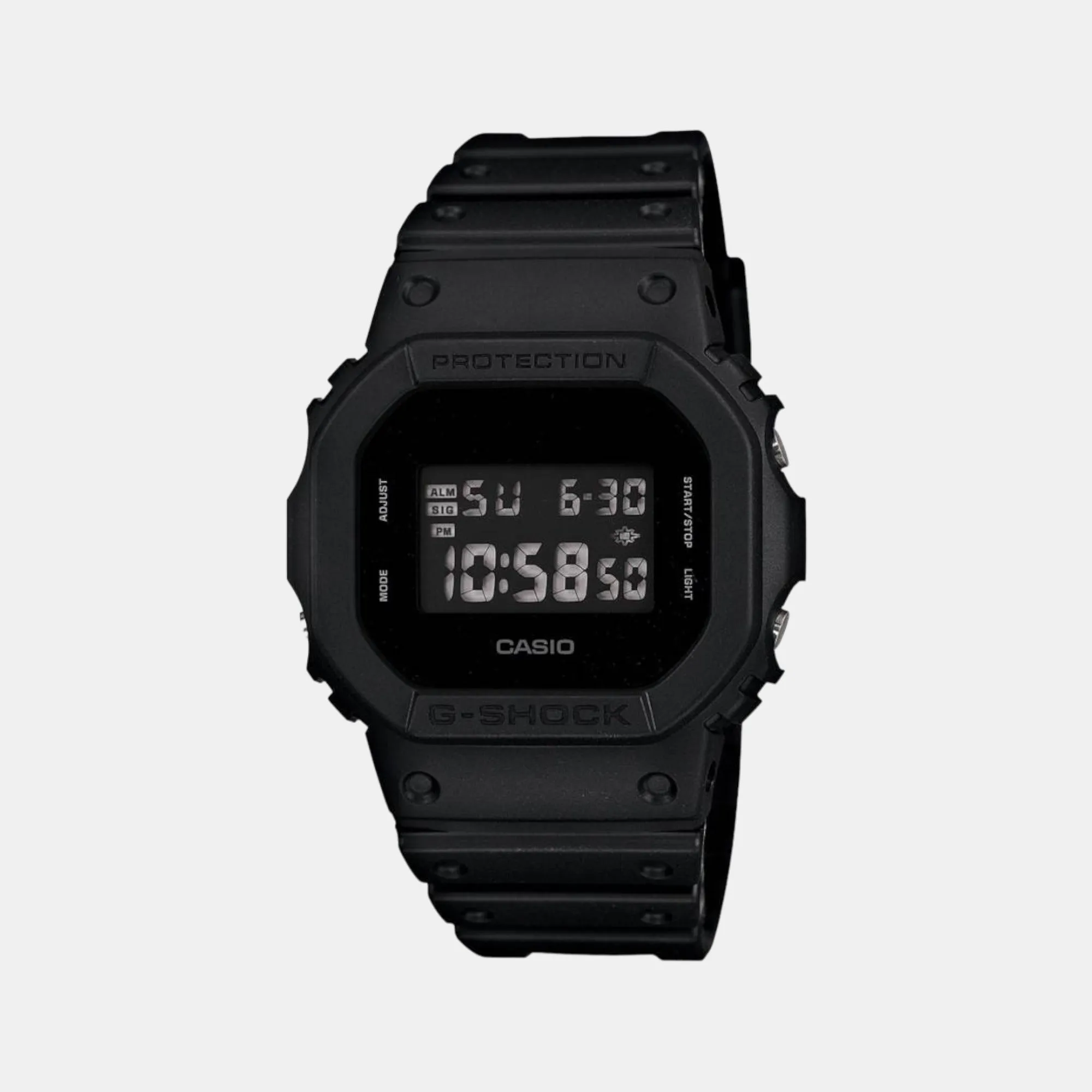 Men's Black Digital Resin Band Watch G363 - DW-5600BB-1DR