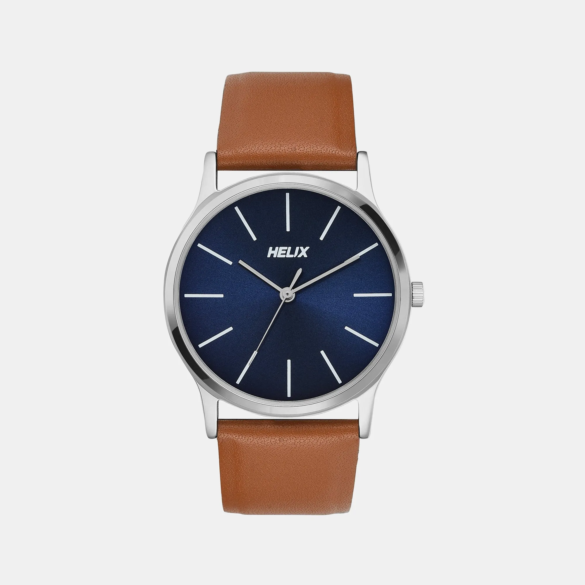 Men's Blue Analog Leather Watch TW054HG02