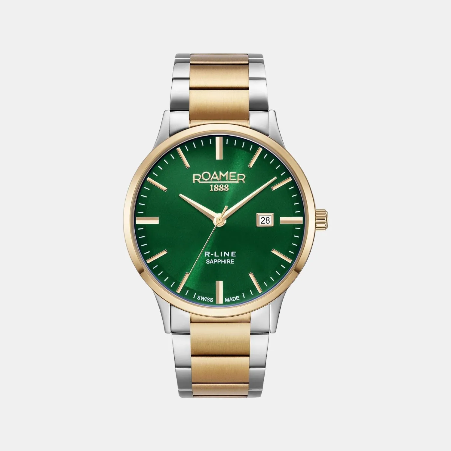 Men's Green Analog Stainless Steel Watch 718833 48 75 70