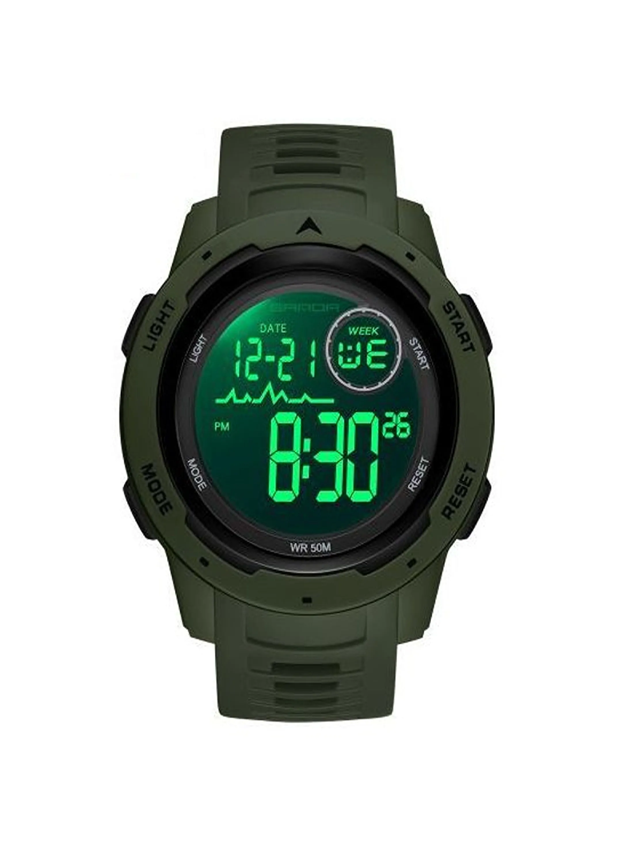 Men'S Watches Sport Waterproof Digital Wristwatch