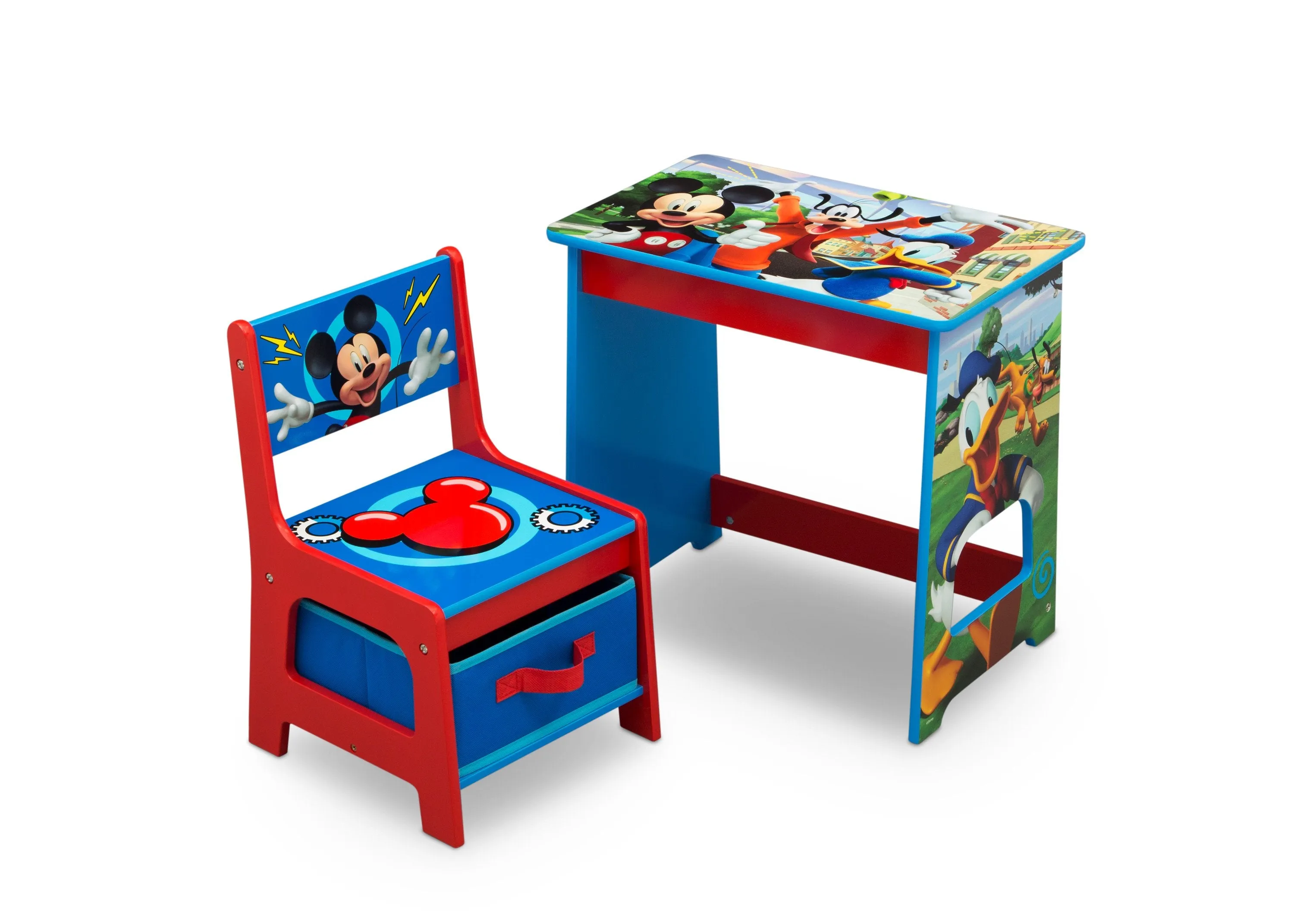 Mickey Mouse Kids Wood Desk and Chair Set