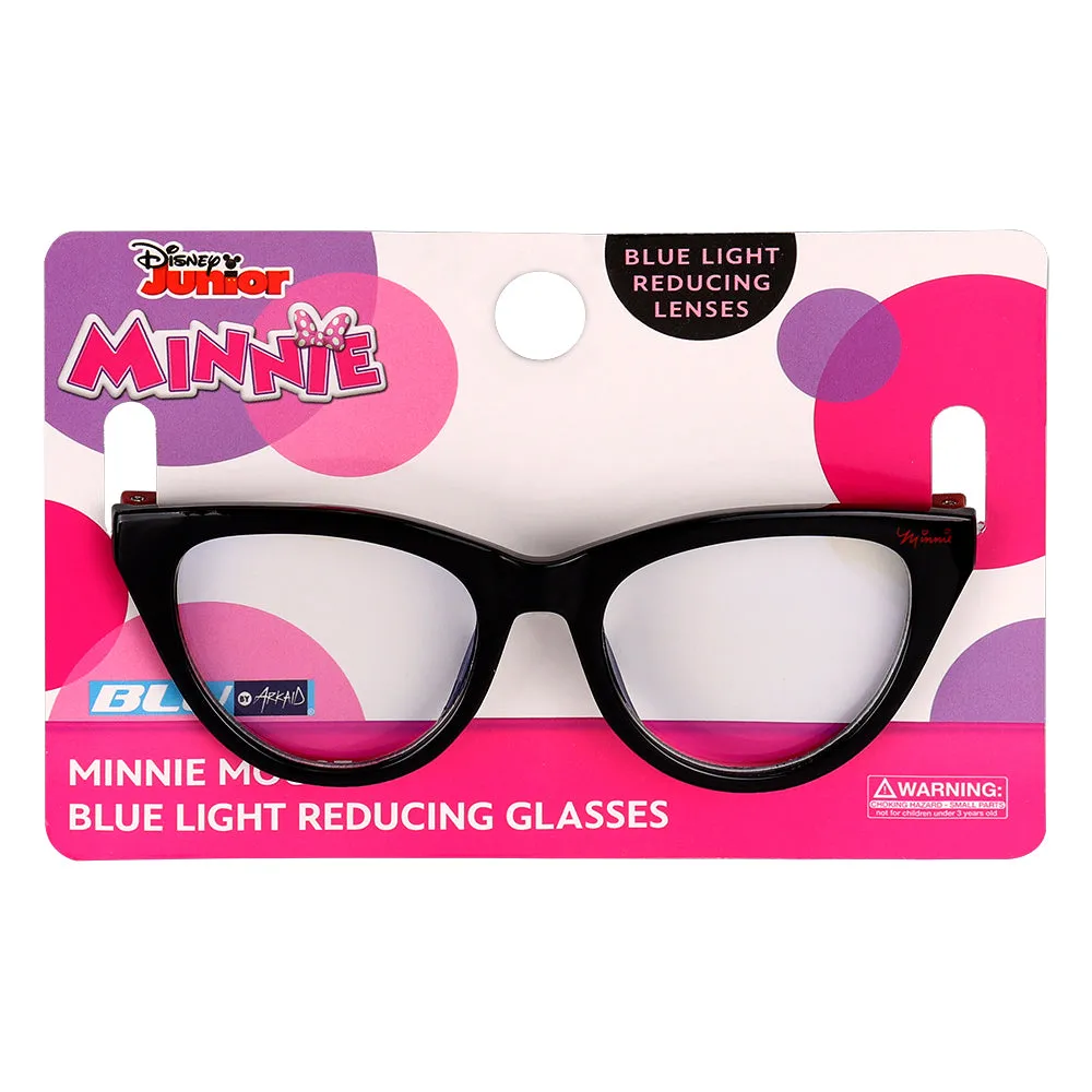 Minnie Mouse Classic Black Cateye Blue Light Blocking Glasses