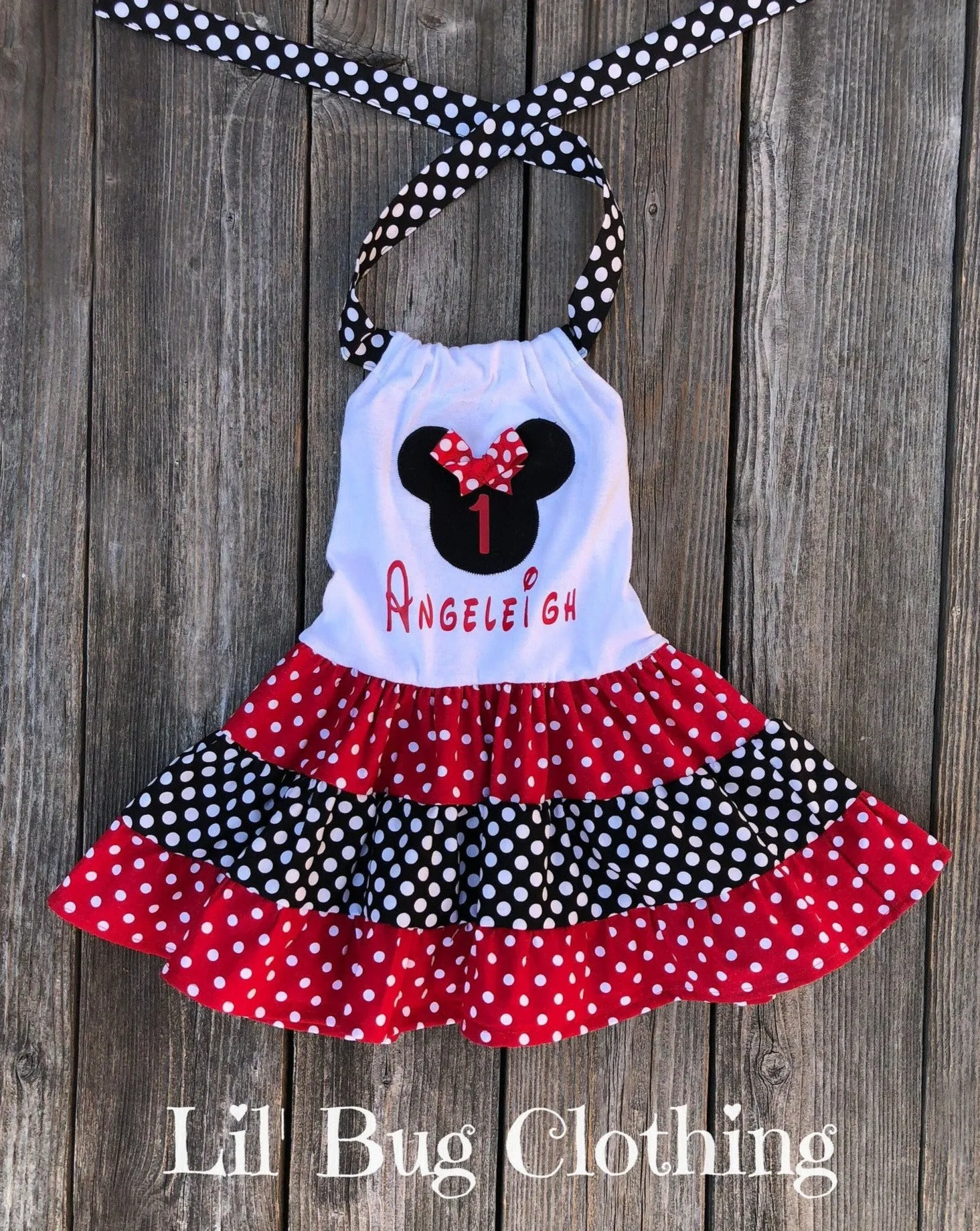 Minnie Mouse Personalized Twirl Dress