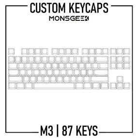 Monsgeek M3 Keyboard Custom Keycaps ( ANSI | 87 Keys )