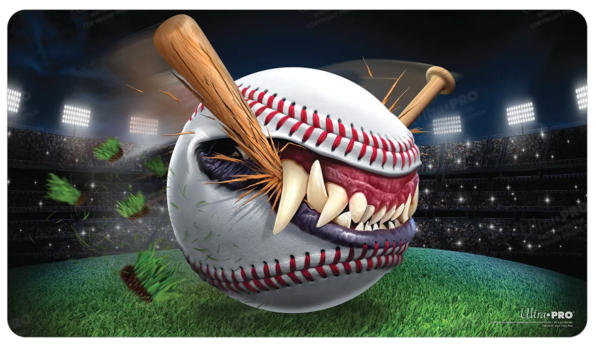 Monster Baseball Breaker Mat Mousepad by Tom Wood