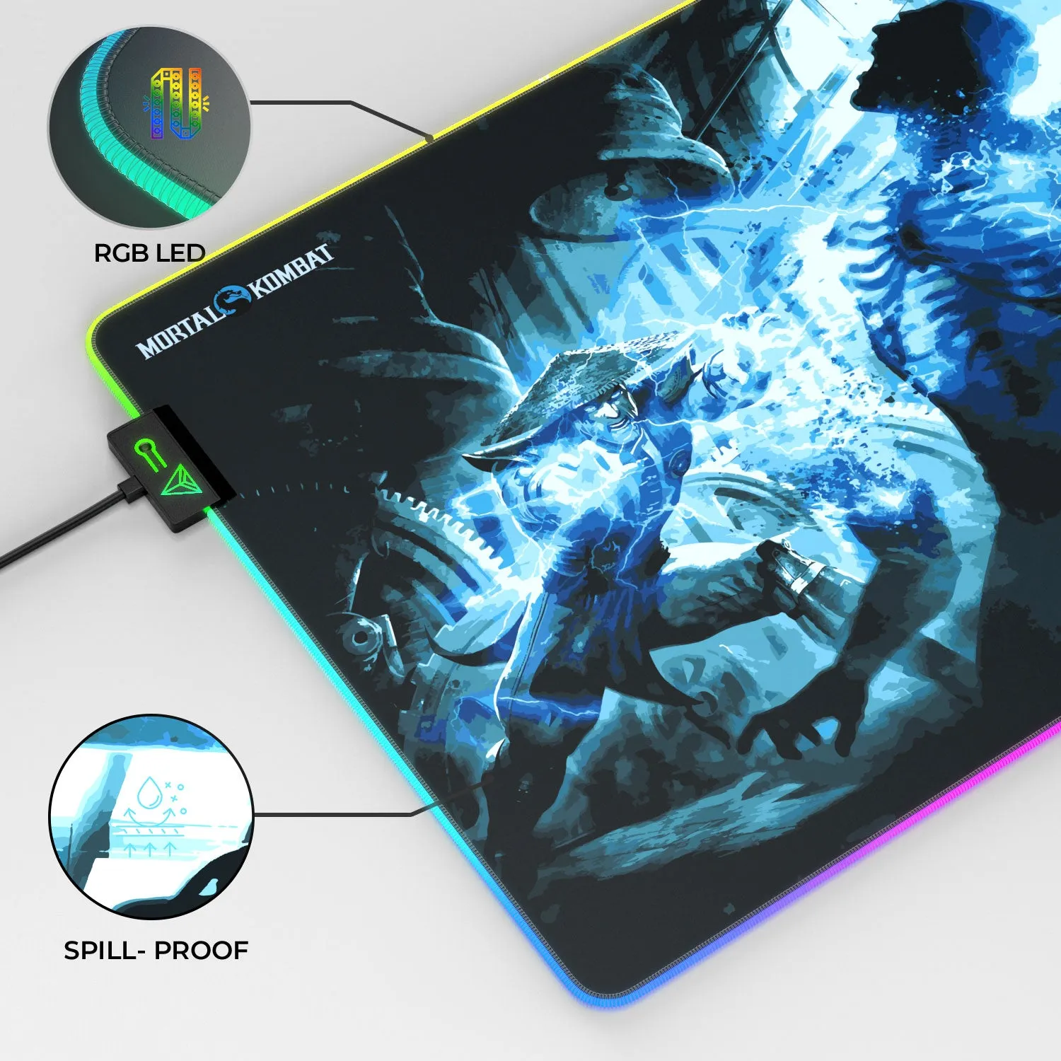 Mortal Kombat - RAIDEN Gaming Mouse Pad