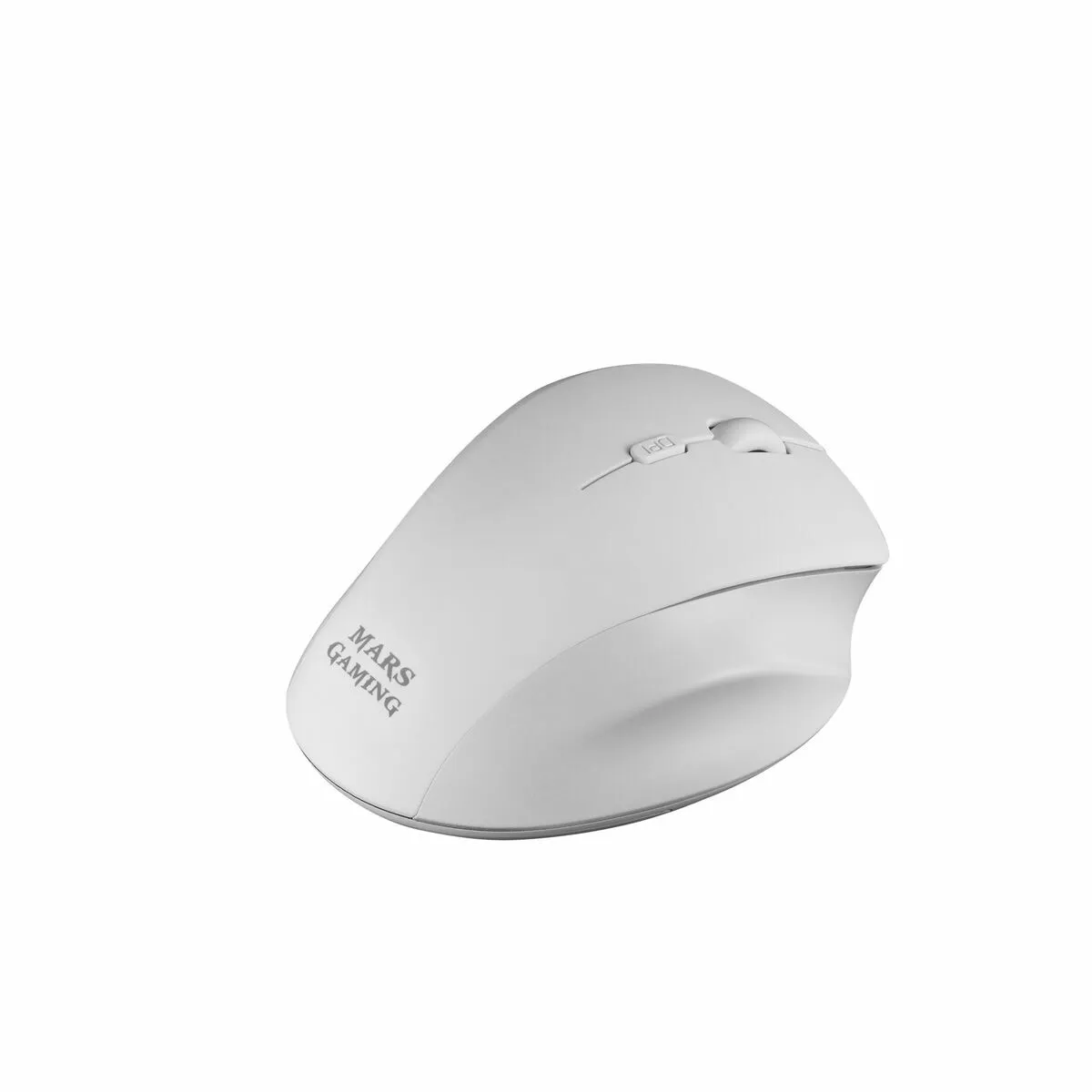 Mouse Mars Gaming MMWERGO Ratón Inalámbrico Ergonómico Blanco 3200 DPI