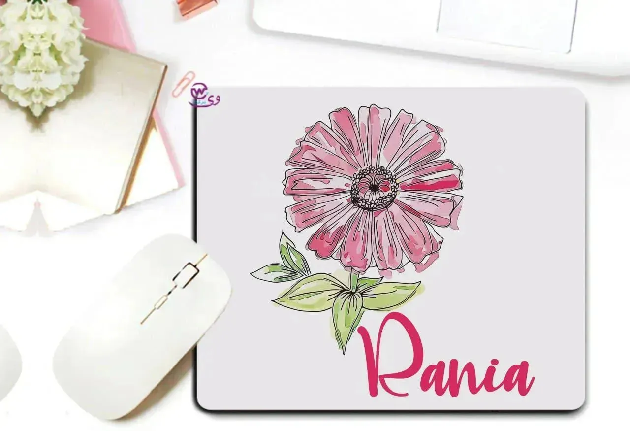 Mouse Pad - Floral Names