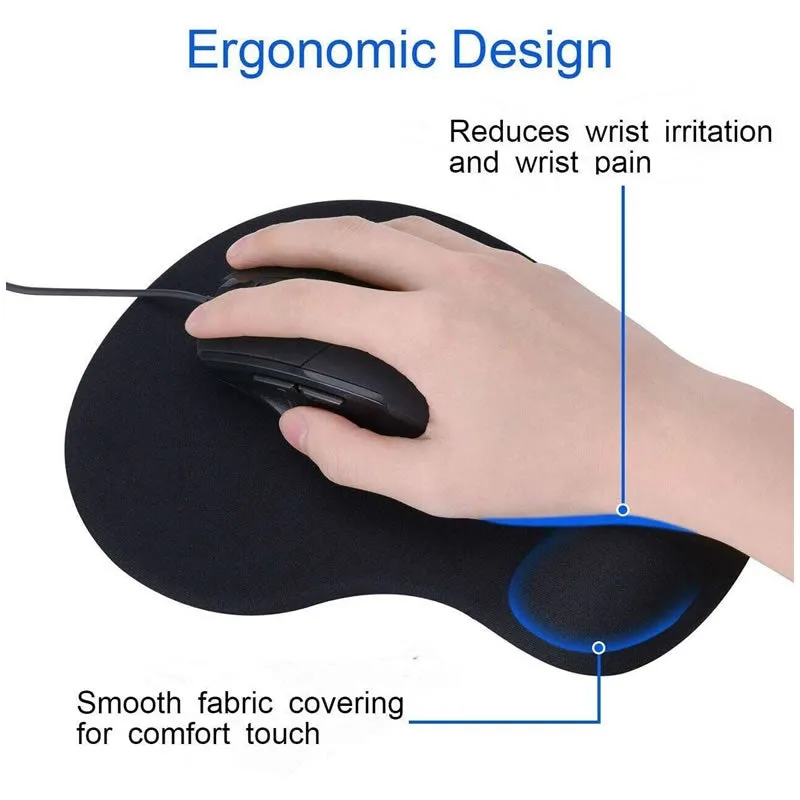 Mouse Pad With Silicone Gel Wrist Support -Mtx-0018