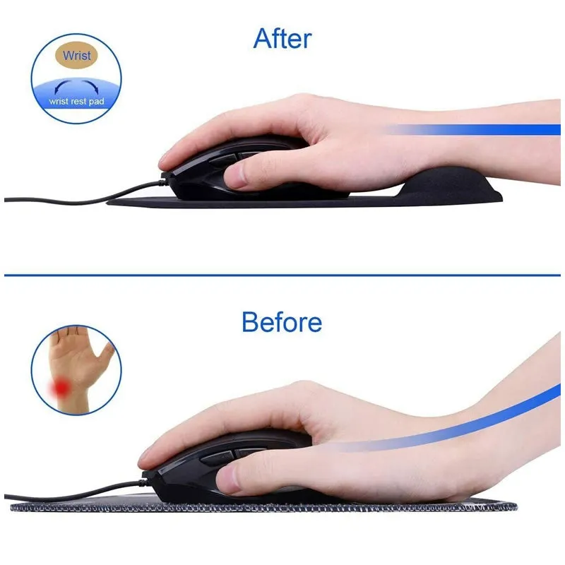 Mouse Pad With Silicone Gel Wrist Support -Mtx-0018