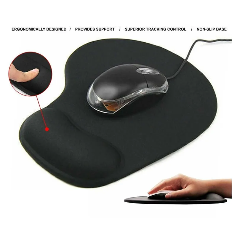 Mouse Pad With Silicone Gel Wrist Support -Mtx-0018