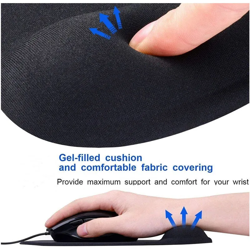 Mouse Pad With Silicone Gel Wrist Support -Mtx-0018