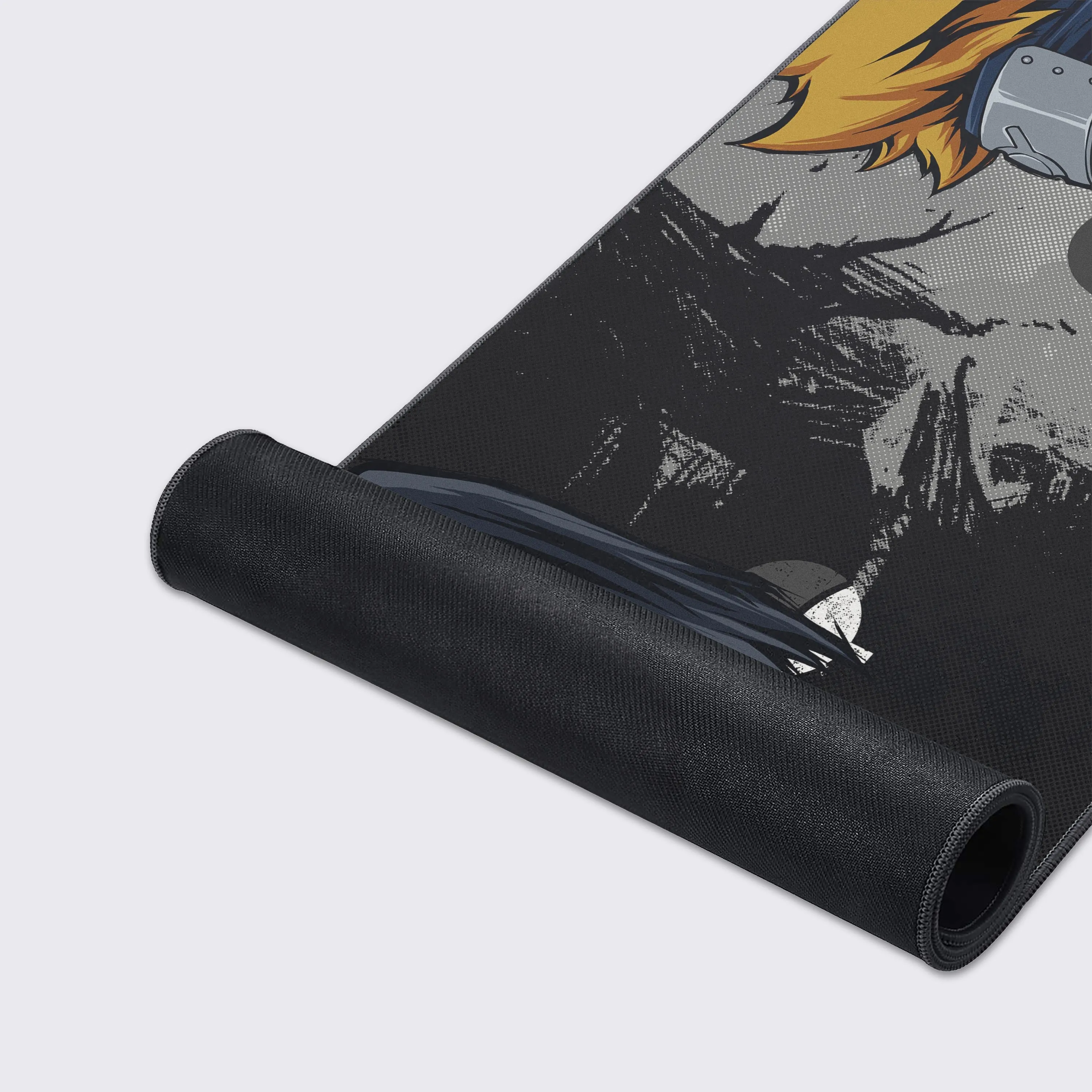 Naruto & Sasuke Gaming Mouse Pad - Black