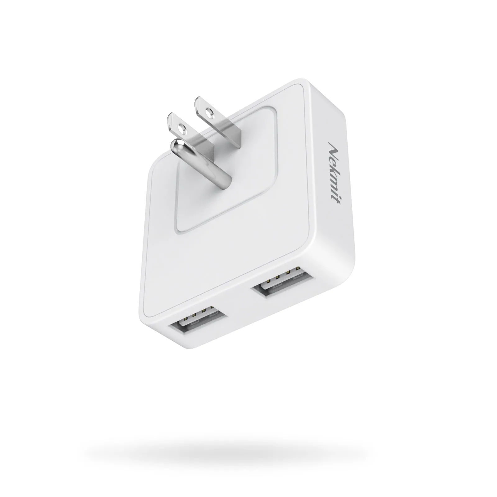 Nekmit 16W Dual Port Flat Slim USB Wall Charger