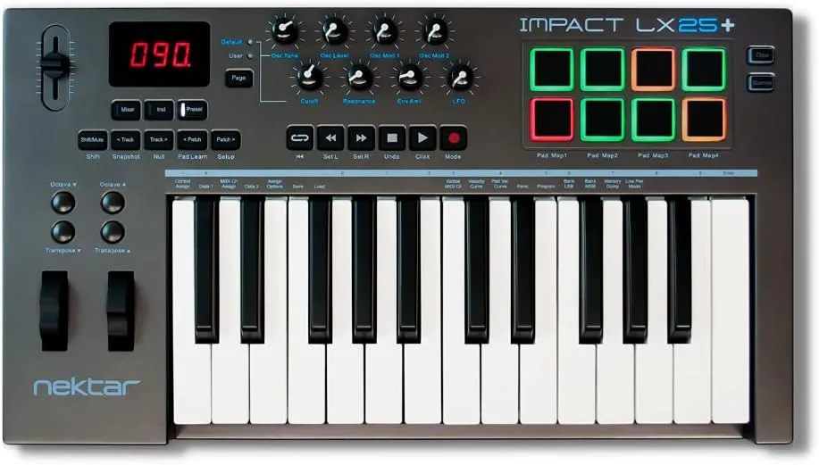 Nektar IMPACT LX25  25 Key USB MIDI Controller