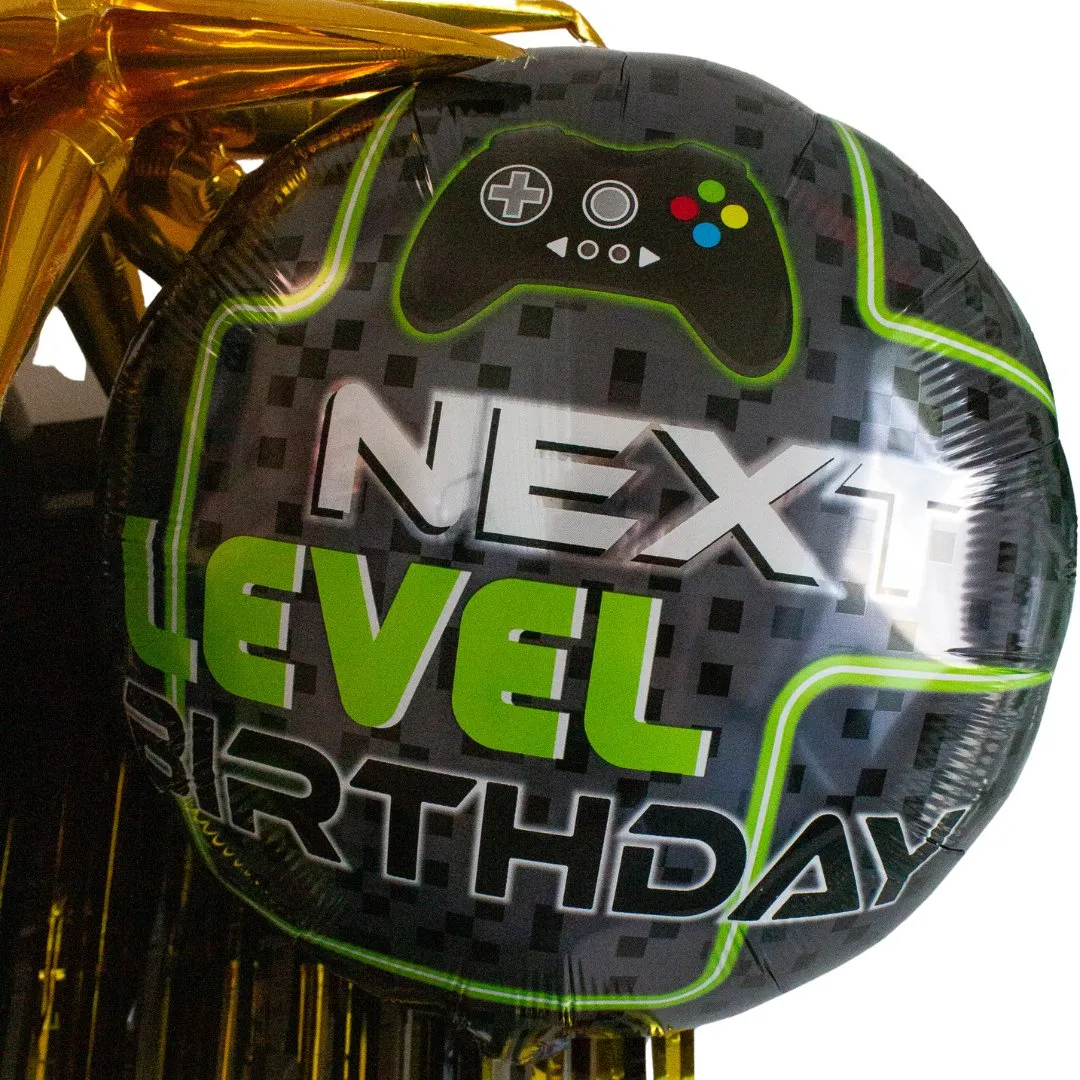 Next Level Birthday Round Foil Balloon (18 Inches)