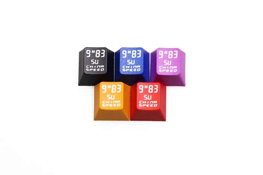 Novelty 9'83" Su Bingtian China Speed cherry profile dip dye sculpture pbt keycap for mechanical keyboard laser etched ESC r1 1x