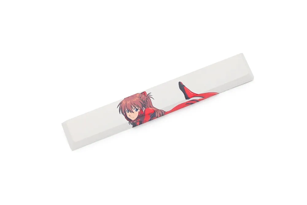 Novelty allover dye subbed Keycaps spacebar pbt EVA Asuka Langley Soryu アスカ OEM