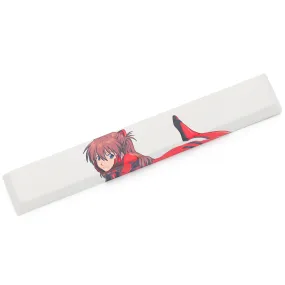 Novelty allover dye subbed Keycaps spacebar pbt EVA Asuka Langley Soryu アスカ OEM