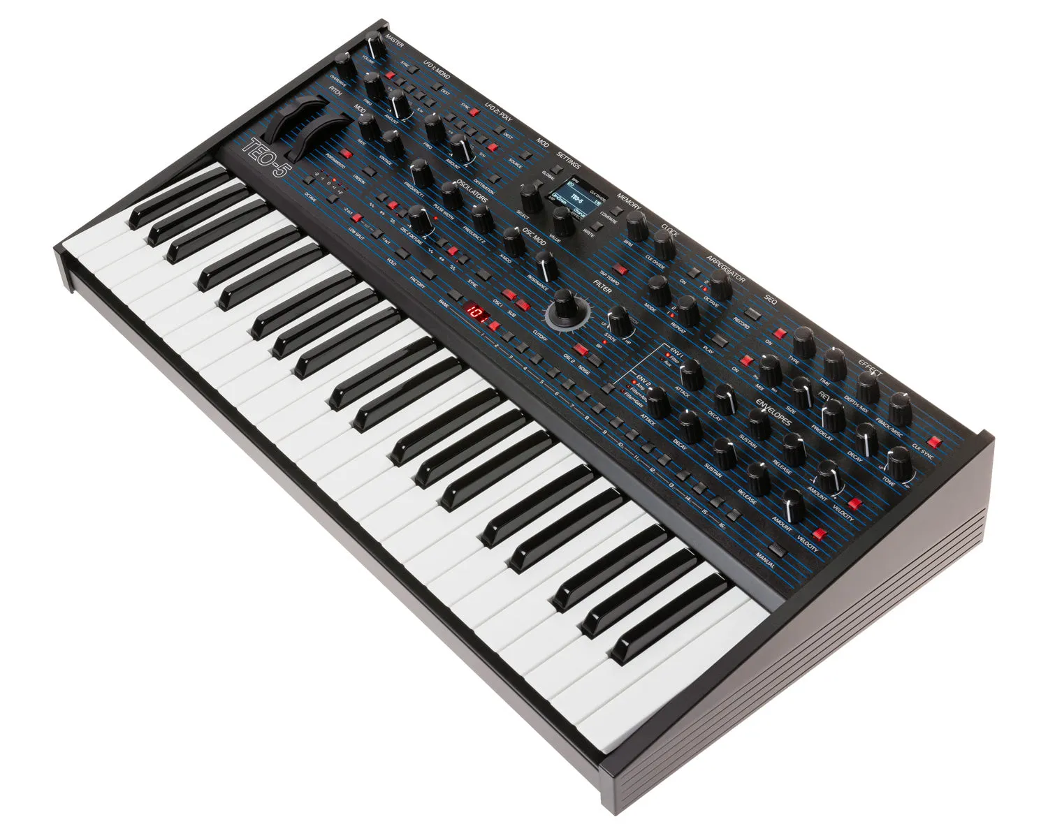 Oberheim TEO-5 5-Voice VCO/VCF-based Polysynth