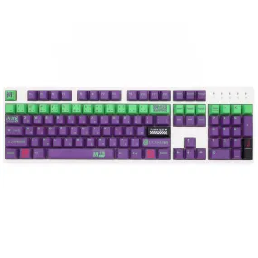 OMO cartoon 01 TEST TYPE EVA Colour scheme Cherry profile Dye Sub Keycap for mechanical keyboard 60 87 104 tkl ansi xd64 bm60 bm68