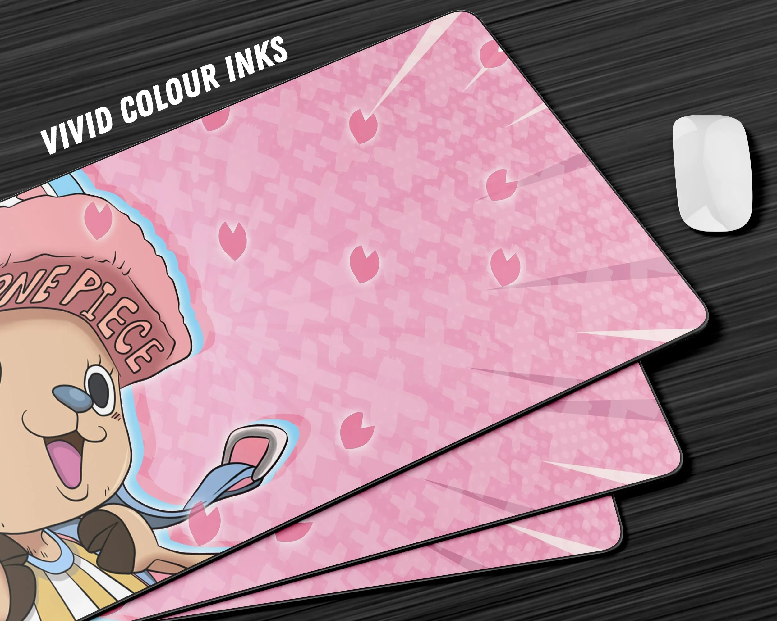 One Piece Cute Chopper Pink Gaming Mouse Pad