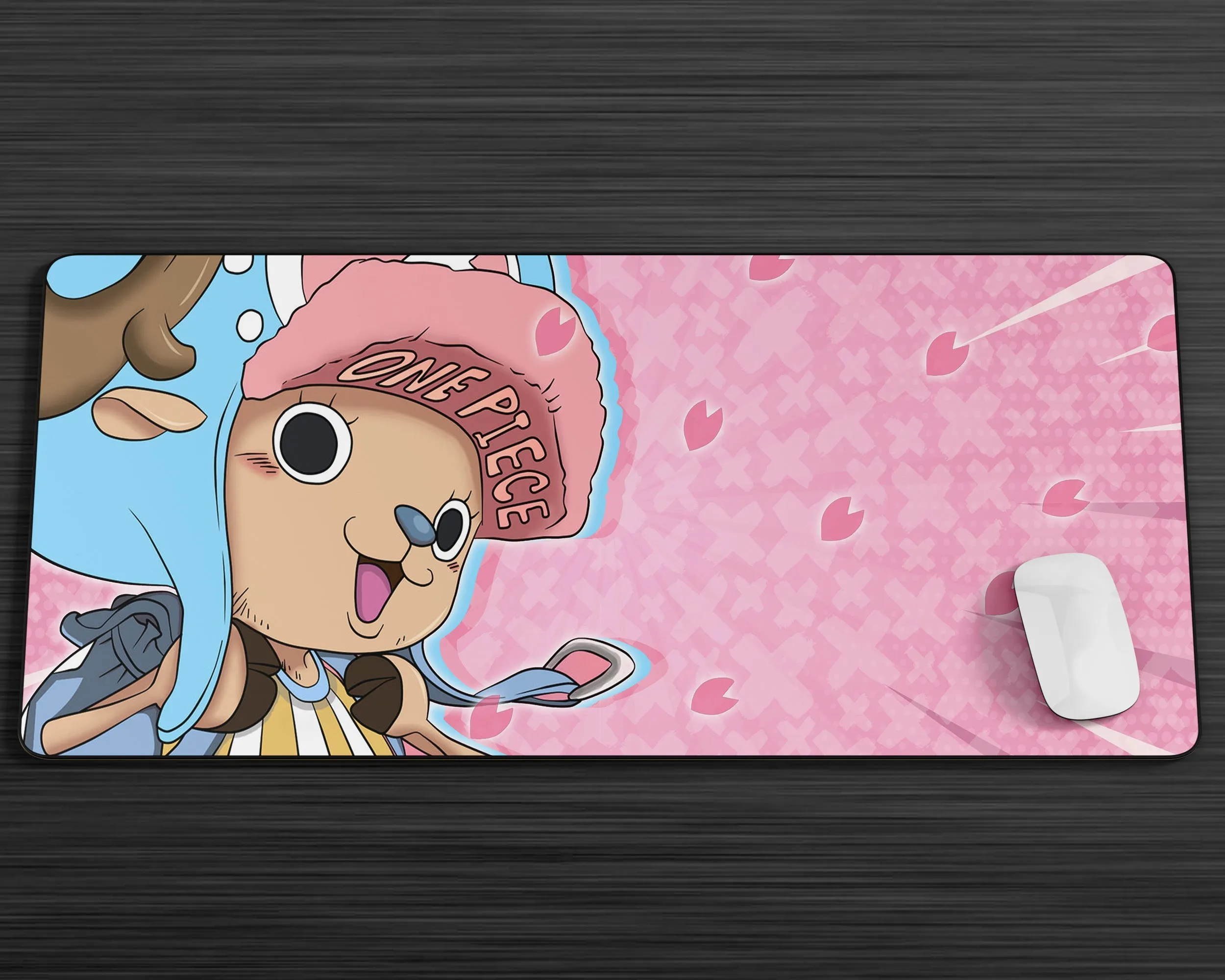 One Piece Cute Chopper Pink Gaming Mouse Pad