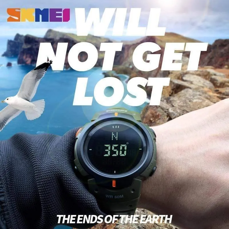 Outdoor Compass Digital Watch