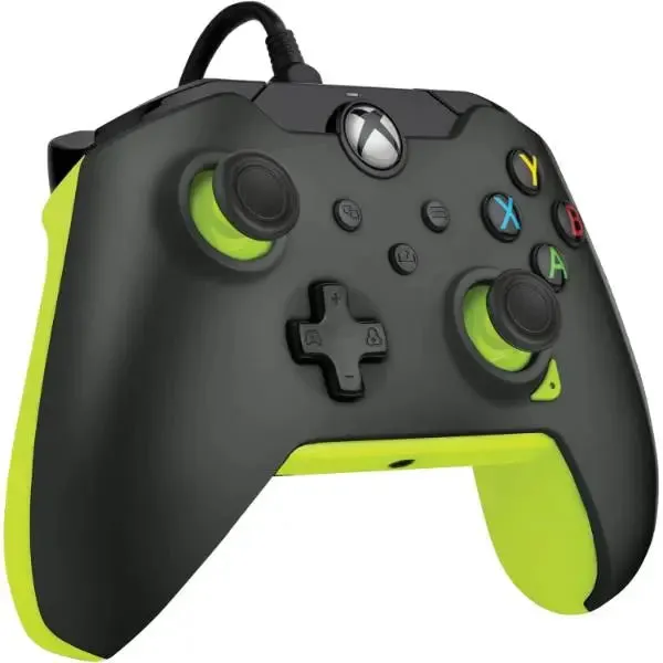 PDP Electric Black Wired Controller Designed for Xbox Includes 1 Month Ultimate Game Pass