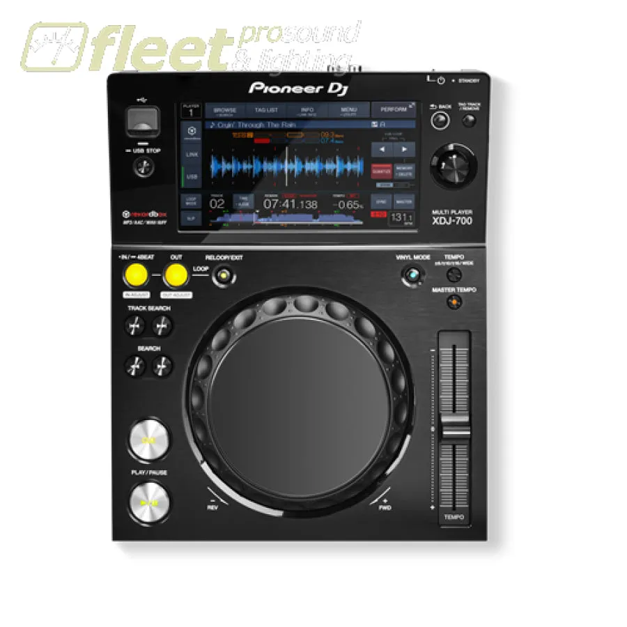 Pioneer XDJ-700 Professional Omnimedia Player w/ rekordbox - Black