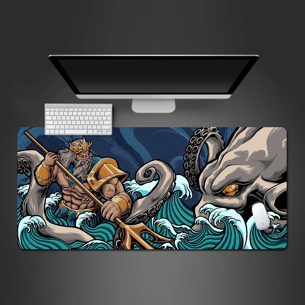 Poseidon Greek God Mouse Pad