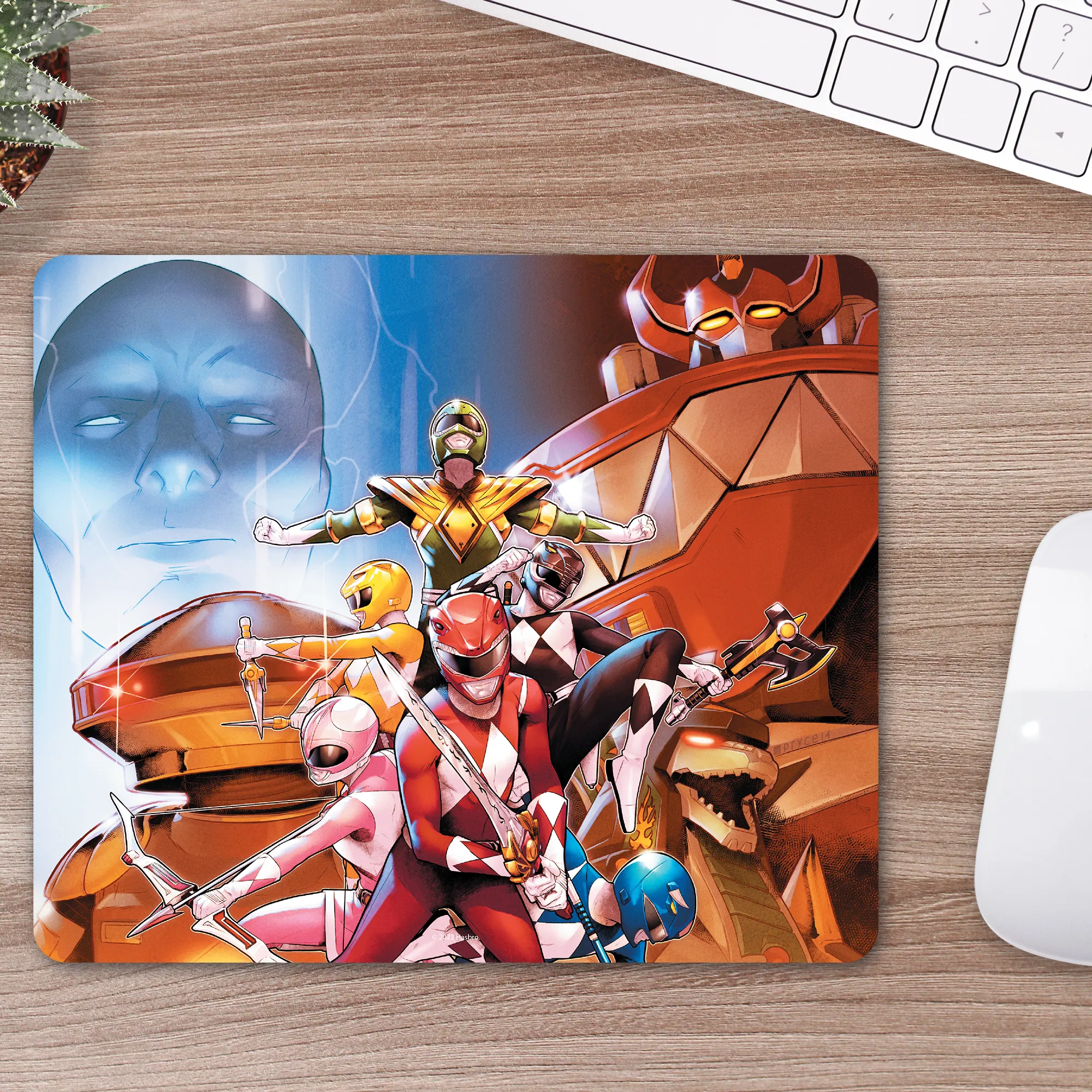 Power Rangers Shattered Grid Mouse Pad