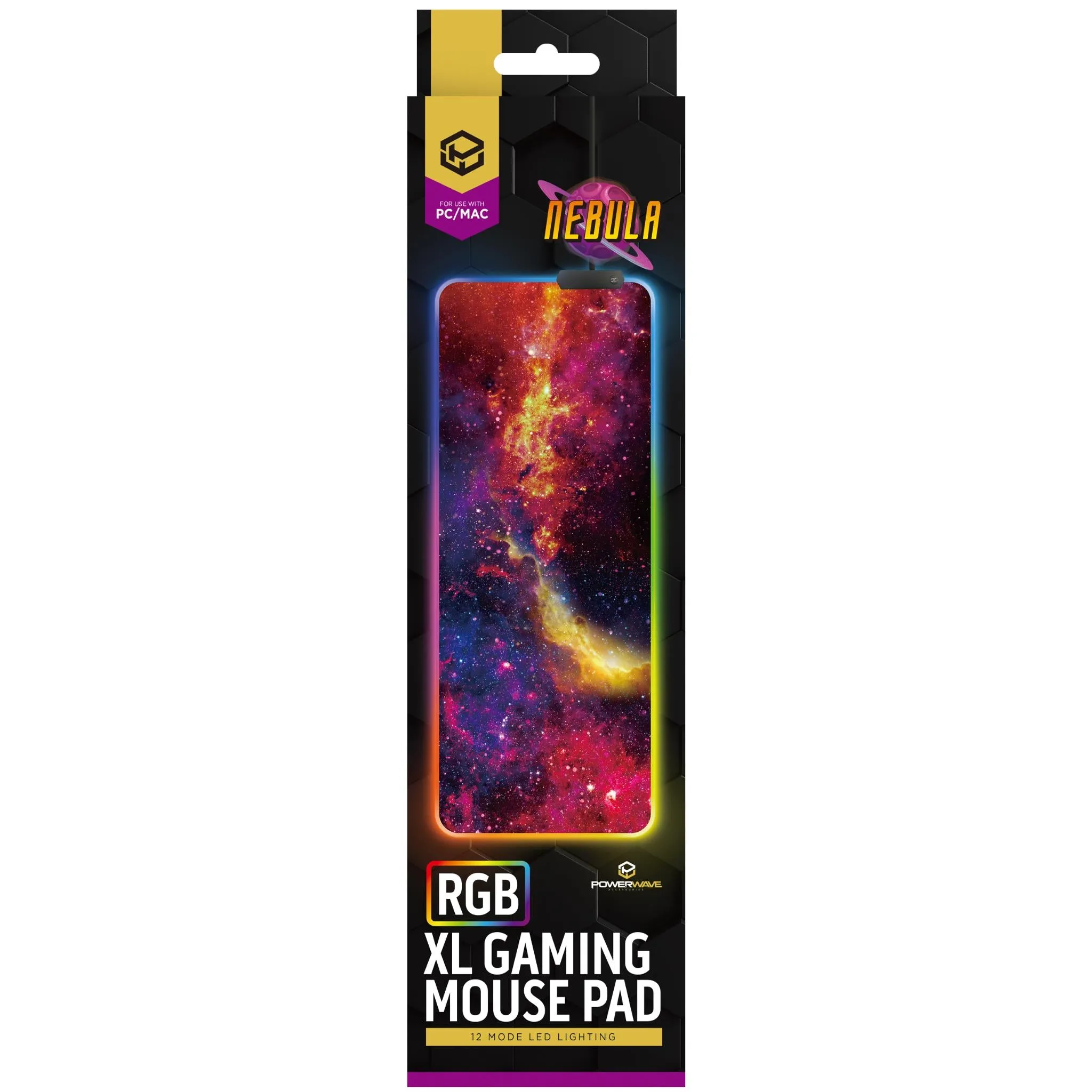 Powerwave RGB XL Mouse Pad (Nebula)