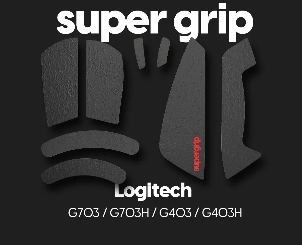 Pulsar Supergrip Grip Tape for Logitech G403 / G603 / G703