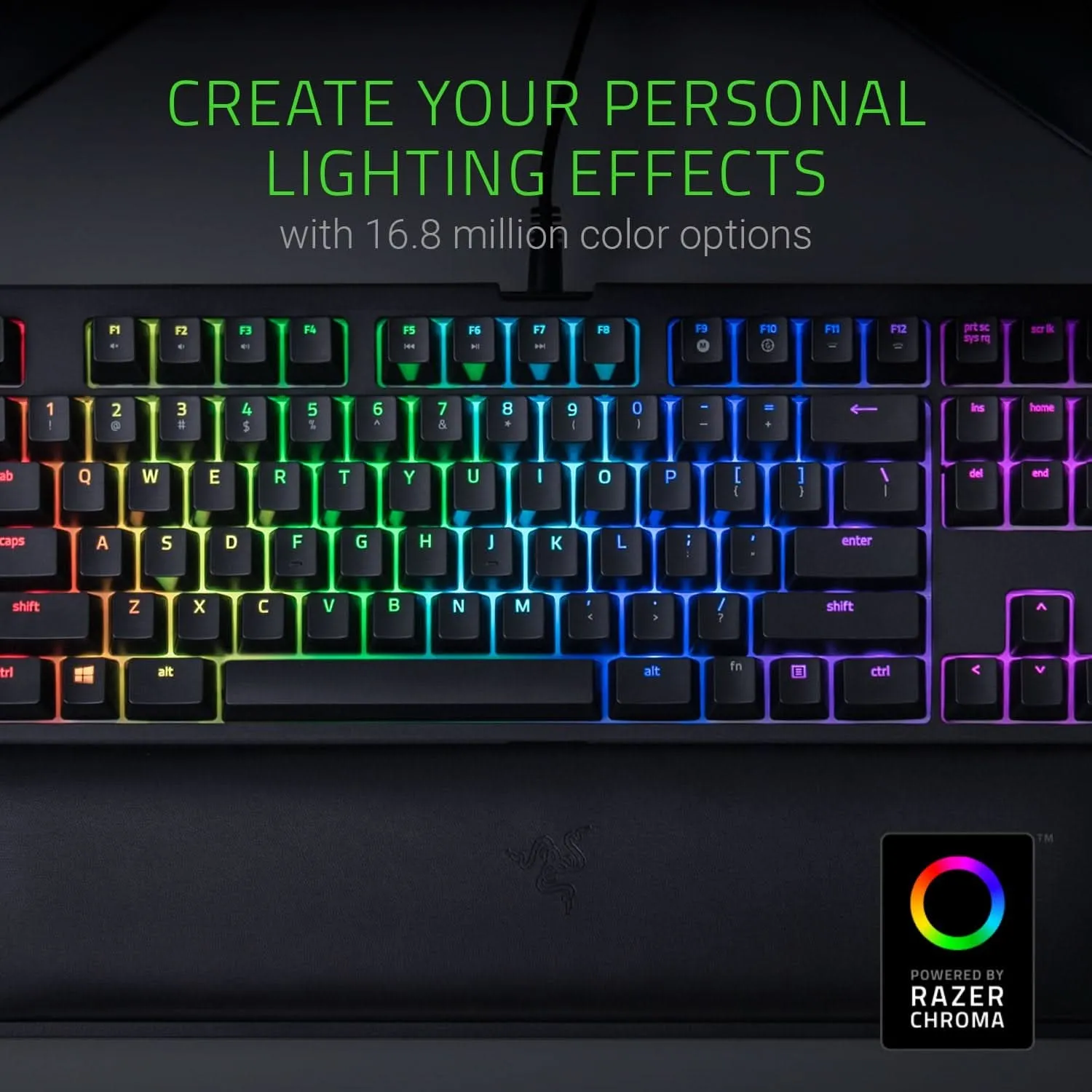 RAZER BLACKWIDOW TOURNAMENT EDITION CHROMA V2 MECHANICAL GAMING KEYBOARD