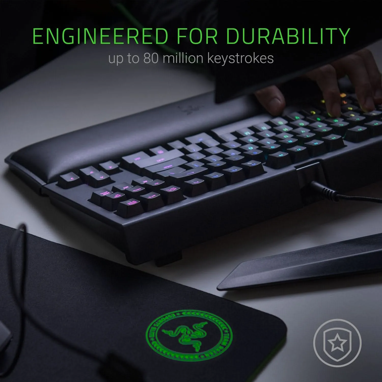 RAZER BLACKWIDOW TOURNAMENT EDITION CHROMA V2 MECHANICAL GAMING KEYBOARD