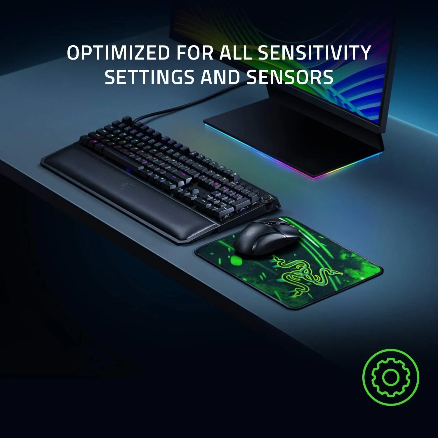 Razer Goliathus Speed (Small) Gaming Mousepad - [Cosmic]: Smooth Gaming Mat - Anti-Slip Rubber Base - Portable Cloth Design - Anti-Fraying Stitched Frame