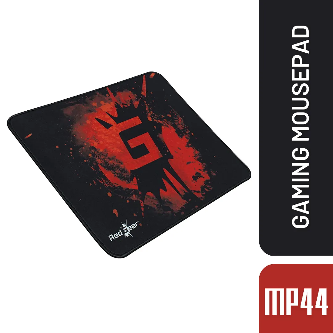 Redgear MP44 Speed-Type Gaming Mousepad (Black and Red)