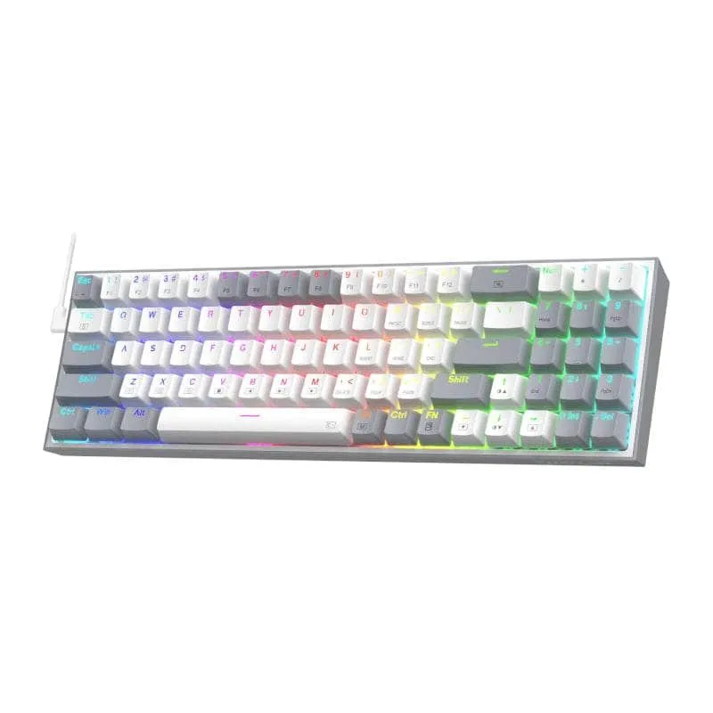 Redragon Mechanical Pollux Wired Gaming Keyboard Rd K628 Wg Rgb