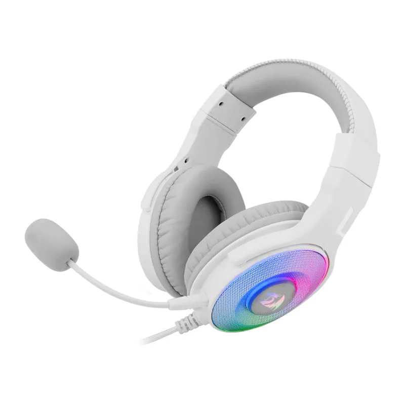 Redragon Over-Ear Pandora Usb Rgb Gaming Headset - White