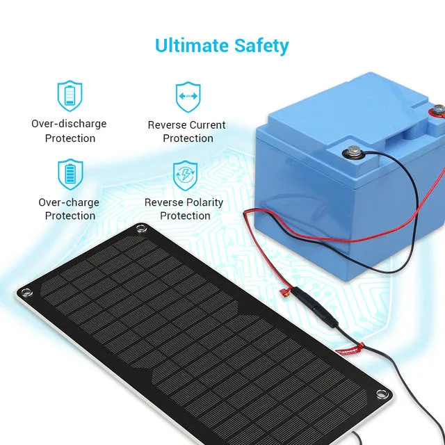 Renogy RSP10BM - 10W Solar Battery Charger Maintainer